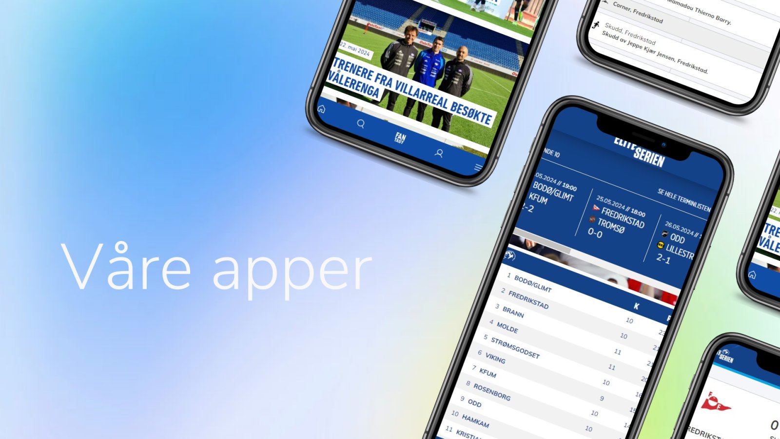 Slik laster du ned appene til Eliteserien og OBOSligaen / Eliteserien